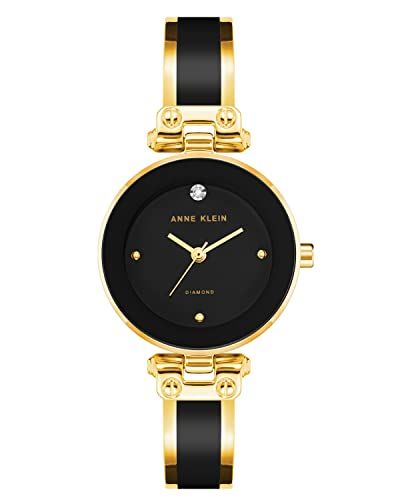 Anne Klein Montre bracelet à cadran en diamants de qualité pour femmes, AK/1980