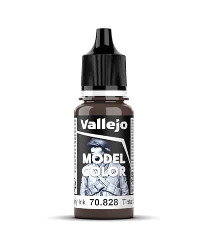 Vallejo Model Color Peinture Acrylique Marron (Effet Bois) Mat, 18 ml, Autonivelante, Système BSL pour Modélisme et Figurines.