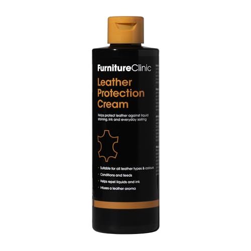 Crème Nourrissante et Protectrice pour Canapés - Nourrit, Hydrate et Protège le Cuir - Rénove les Canapés, Conditionne le Cuir de Voiture – Tous Types et Couleurs de Cuirs - Furniture Clinic – 500 ml