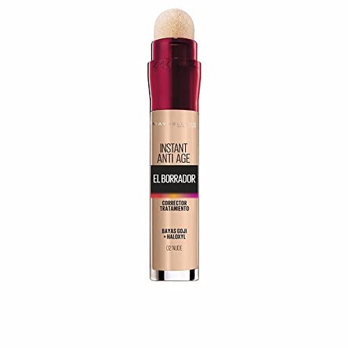 Maybelline New York - Anti-cernes/Correcteur Fluide - Instant Anti-Age L’Effaceur - Teinte : Beige Nu (02) - 6,8 ml