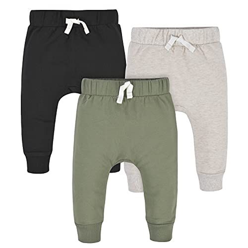 Gerber Lot de 3 pantalons de jogging pour garçon en bas âge