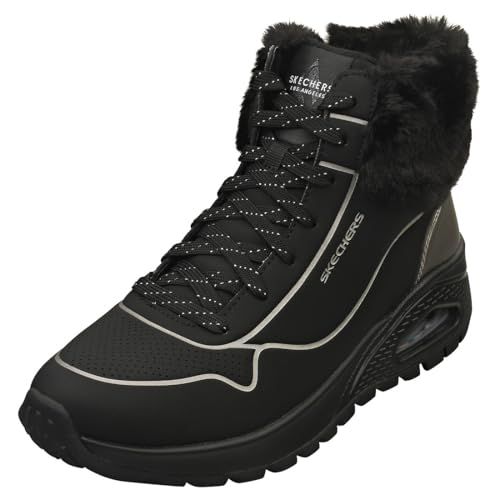 Skechers Women's Uno Rugged-Wintriness Ankle Boot, Noir, 37 EU