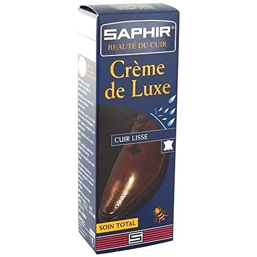 Saphir Crème de luxe avec applicateur pour chaussures - - Weiß - BLANC 21, 75
