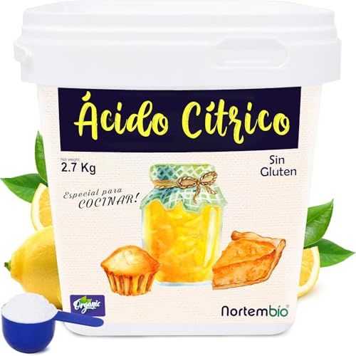 Nortembio Acide Citrique Alimentaire 2,7 kg