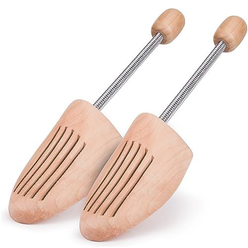 SULPO 1 paire embauchoirs à chaussures - Bois naturel - Forme pour bottes - Embauchoirs cedre pour femmes et hommes - Embauchoirs en 5 tailles