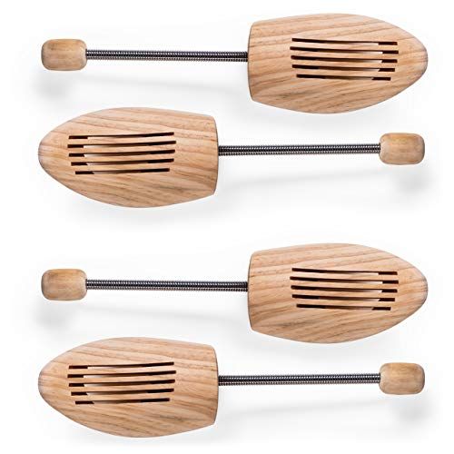Blumtal - Embauchoirs Chaussures - Bois de Pin - Avec Ressort Spirale - Respirant - Homme Et Femme - Tailles 38-39 2 Paires