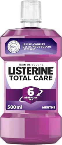 Listerine, Bain de Bouche Quotidien Total Care 6 en 1 (bouteille de 500 ml)