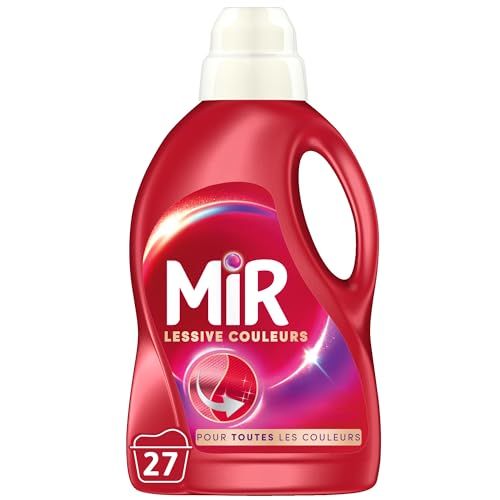 Mir Lessive Liquide Couleurs Main & Machine Formule Unique 3en1, 1.35L