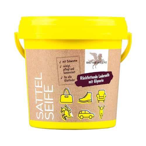 B & E Savon pour selle avec éponge 1000 ml