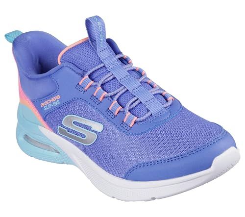 Skechers Microspec Max Colour Treifecta Basket, Blue, 32 EU