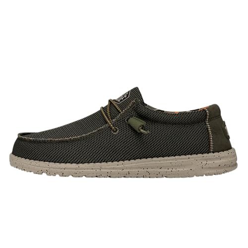 Hey Dude Wally Sox Homme Mocassin, Verde, 41 EU