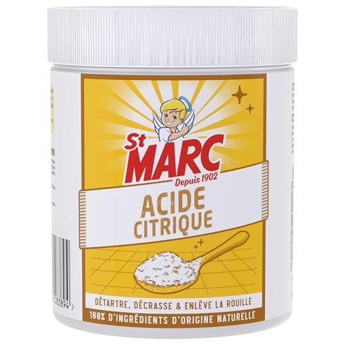 St Marc Acide Citrique Nettoyant Multi-Usage 100% d'Origine Naturelle - 500 g