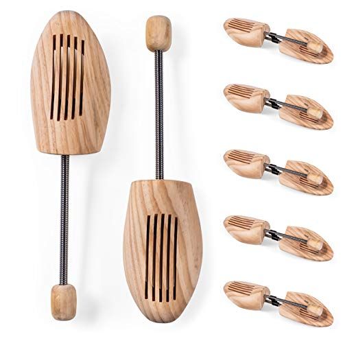 Blumtal - Embauchoirs Chaussures - Bois de Pin - Avec Ressort Spirale - Respirant - Homme Et Femme - Tailles 38-39 5 Paires