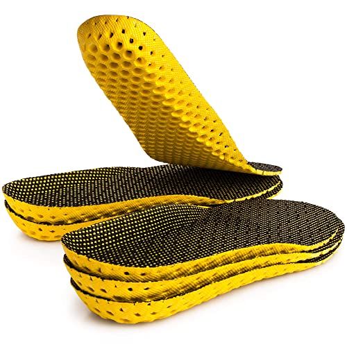 SULPO 3 paires de semelles pour pieds frais - Amortissement supplémentaire - Semelles anti-odeurs pour la marche, le trekking, la course