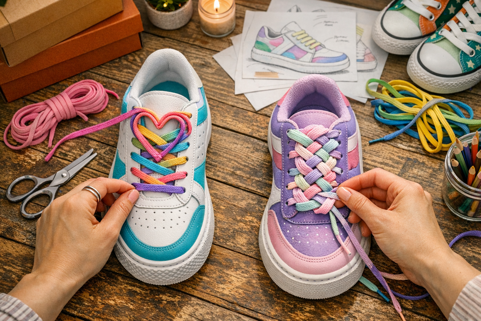 6 façons originales de lacer vos chaussures avec style