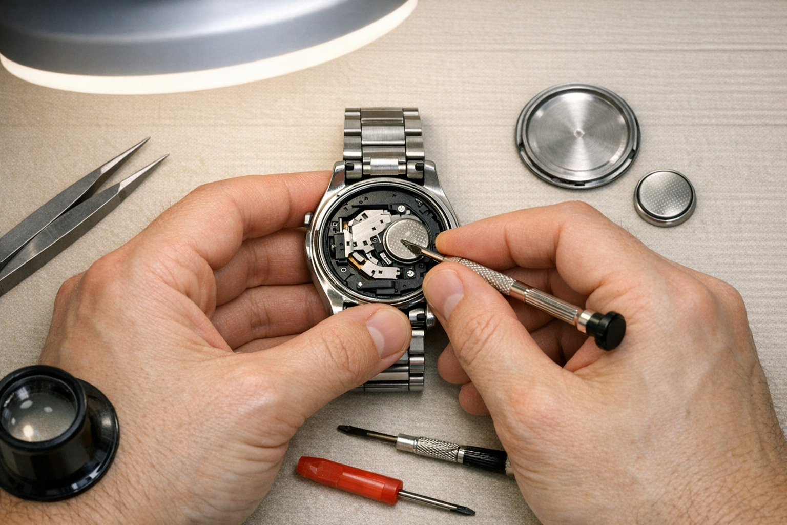 Comment changer la pile d'une montre soi-même
