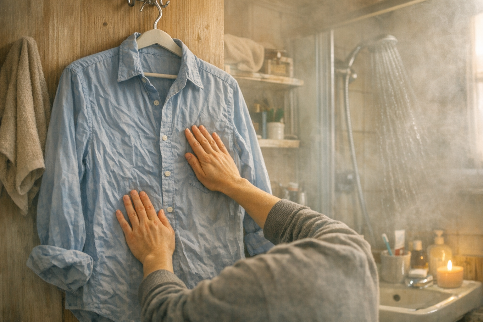 Comment défroisser un vêtement sans fer à repasser ?
