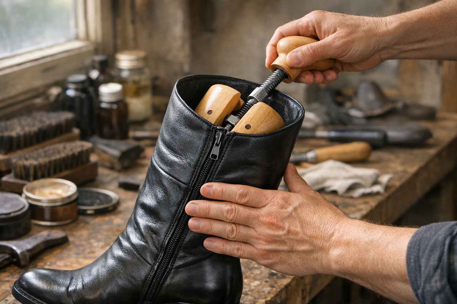 Comment élargir des bottes trop serrées au niveau du mollet
