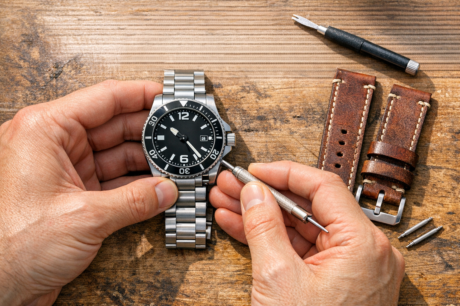 Comment enlever et changer son bracelet de montre ?