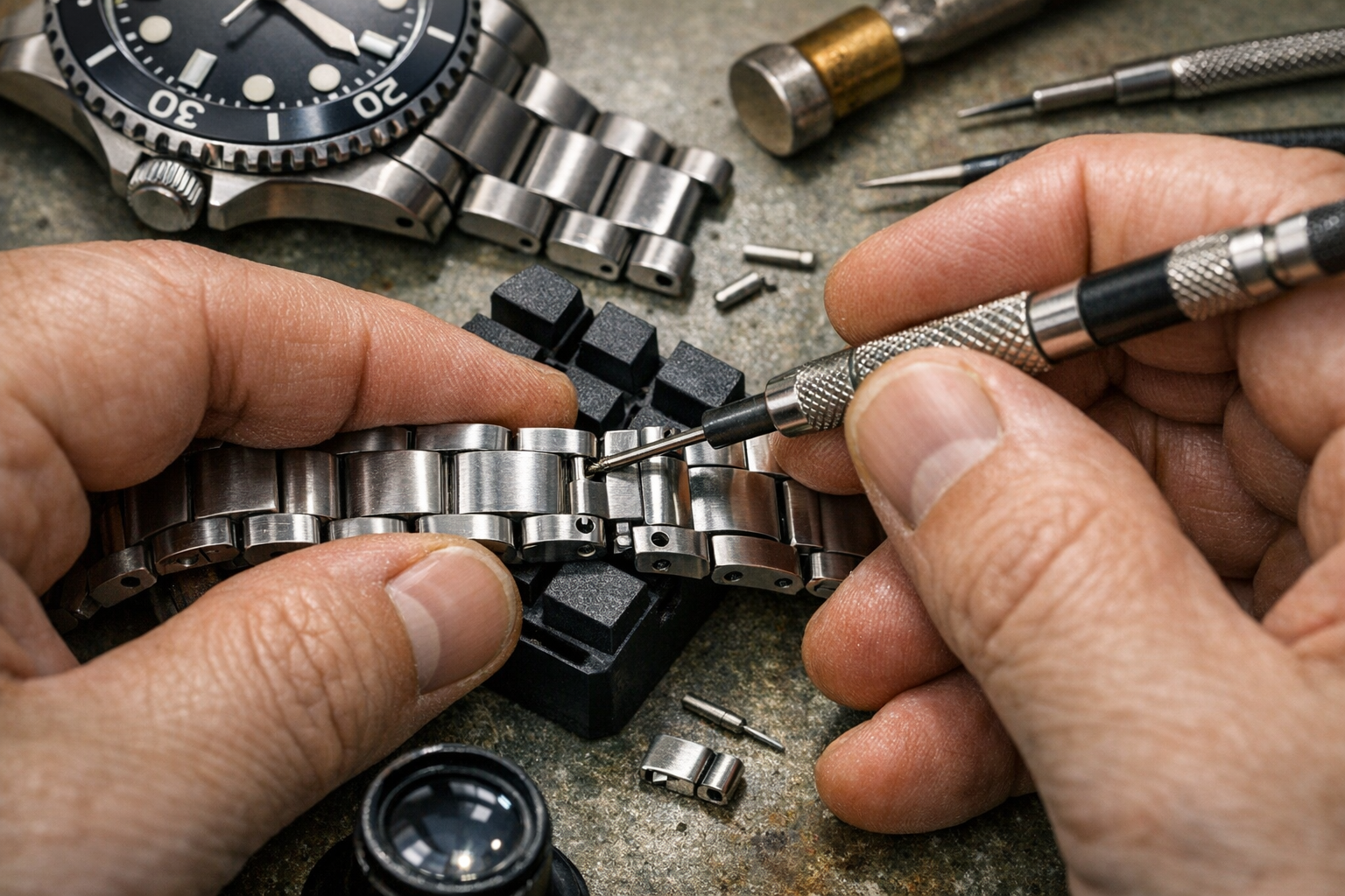 Comment enlever les maillons d’une montre