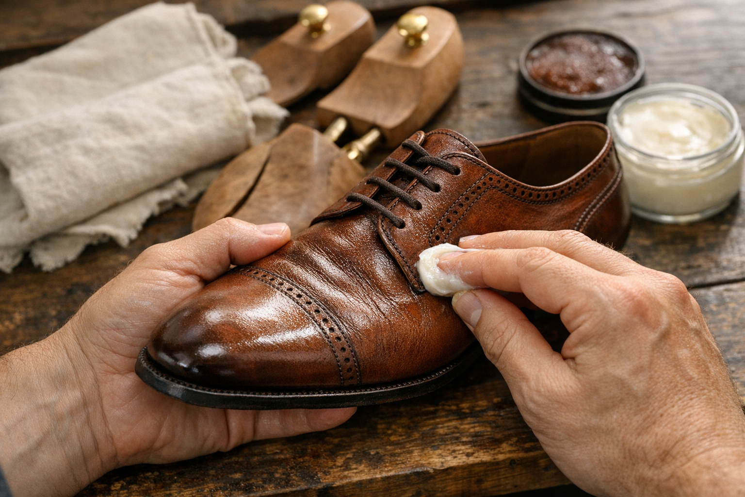 Comment enlever ou atténuer les plis d’une chaussure en cuir