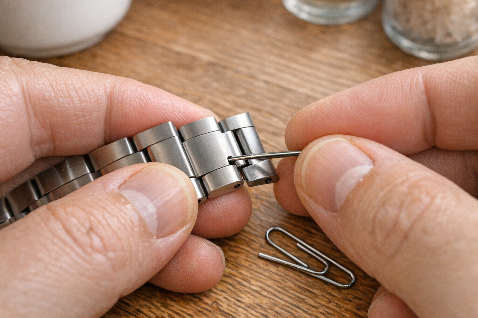 Comment enlever un maillon de montre sans outil
