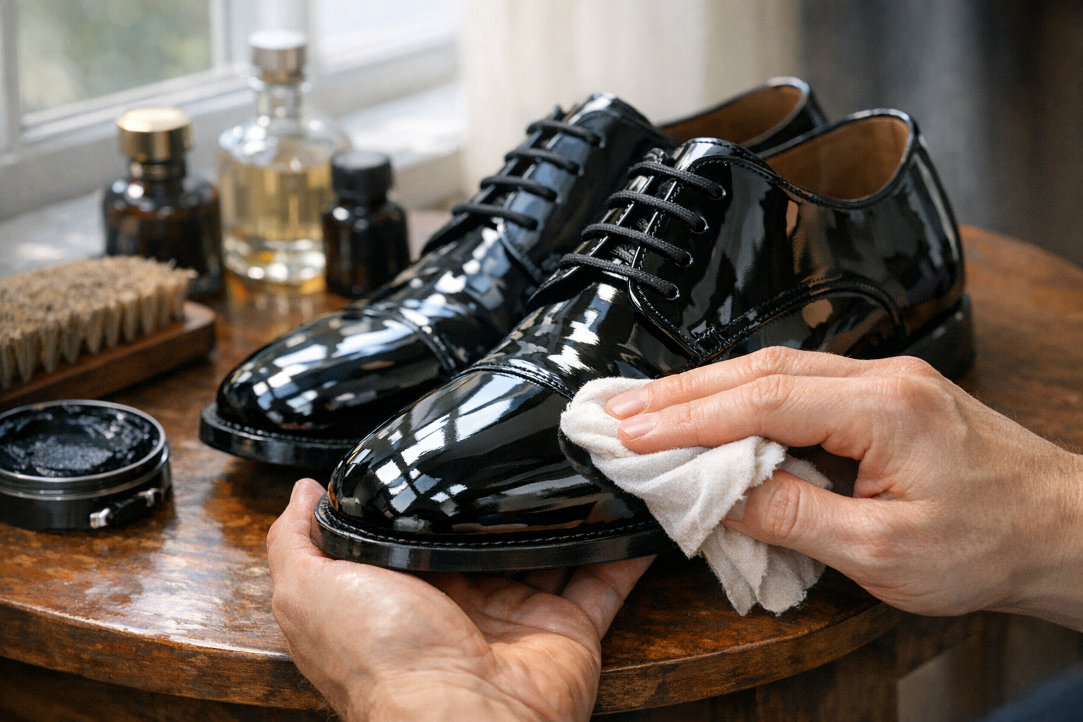 Comment entretenir des chaussures en cuir verni ?