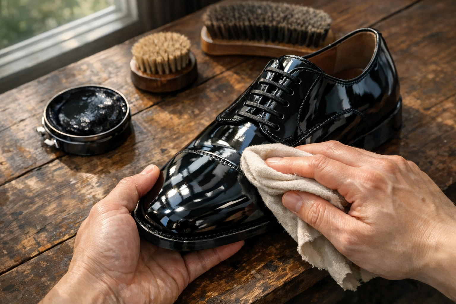 Comment entretenir des chaussures vernies pour qu'elles soient brillantes ?