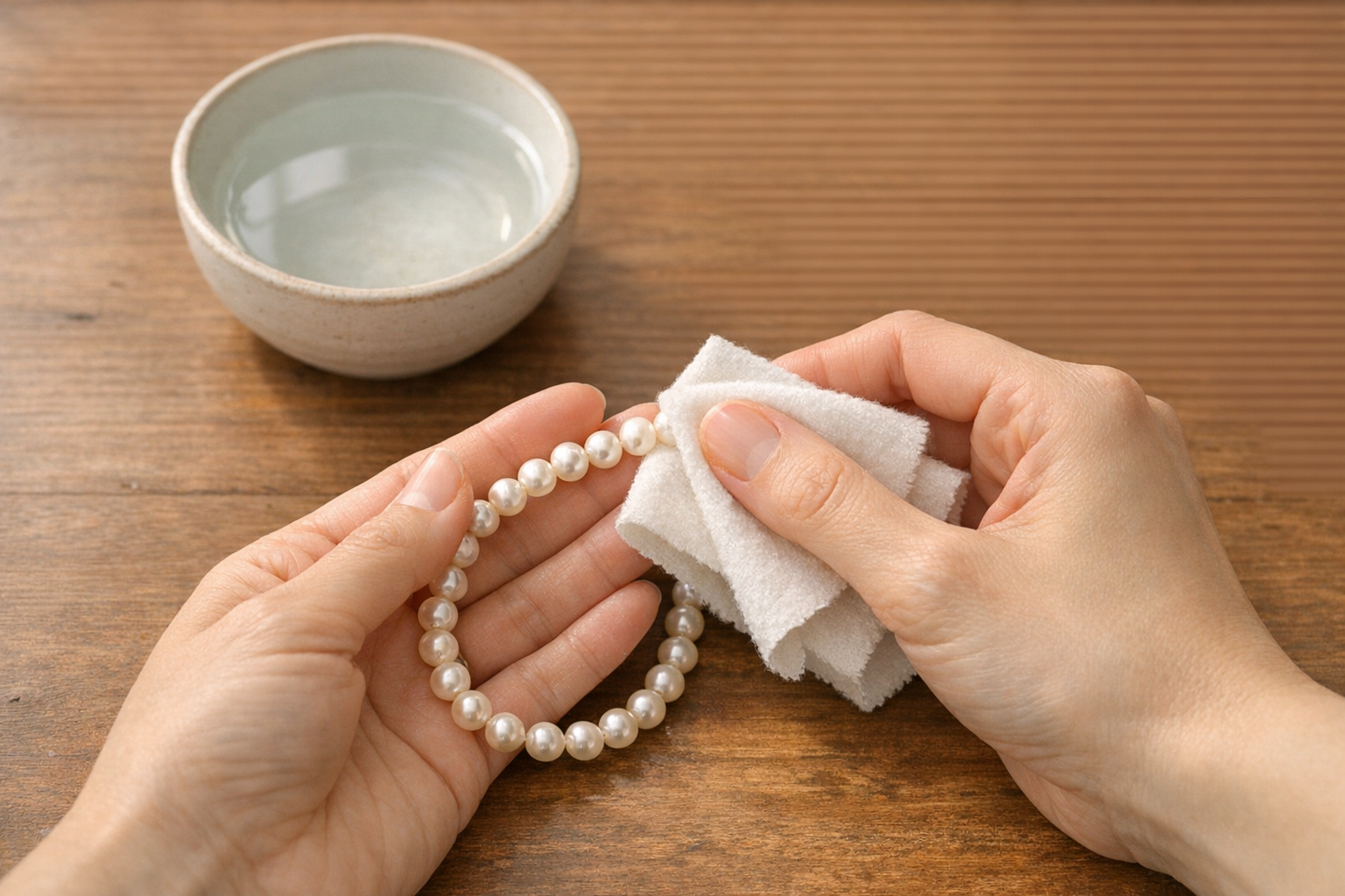Comment nettoyer ses perles de culture ?