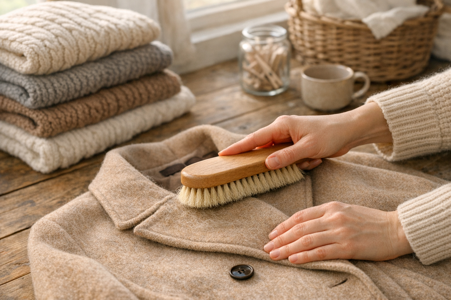 Comment nettoyer un manteau en laine ?