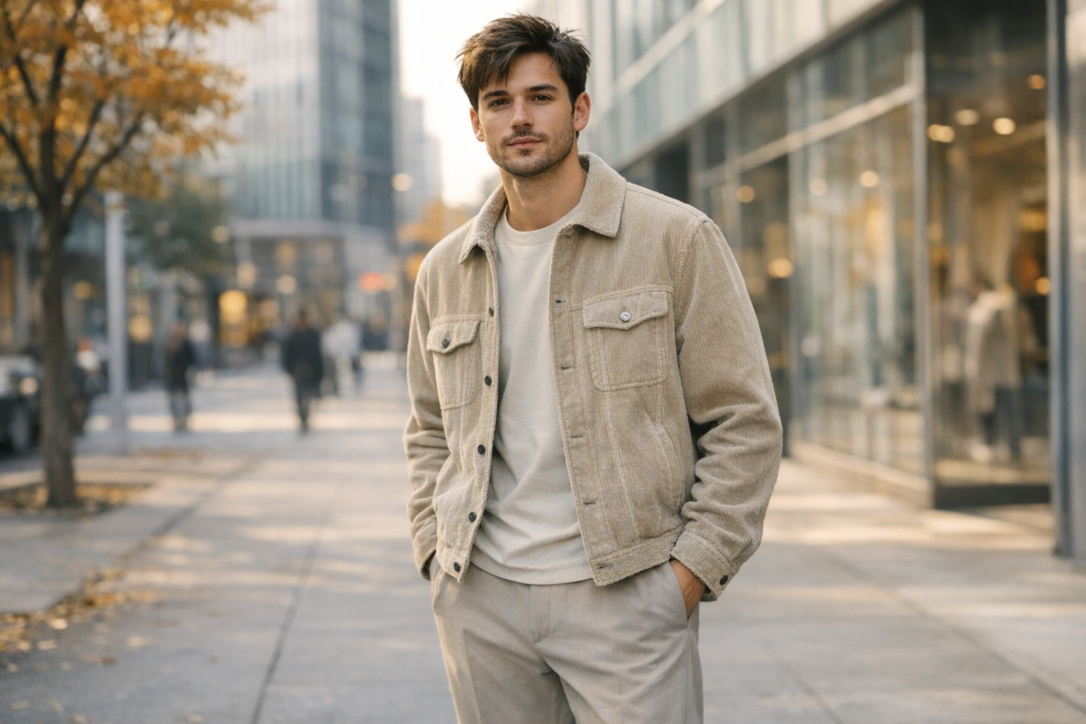 Comment porter le velours côtelé sans tomber dans le look rétro