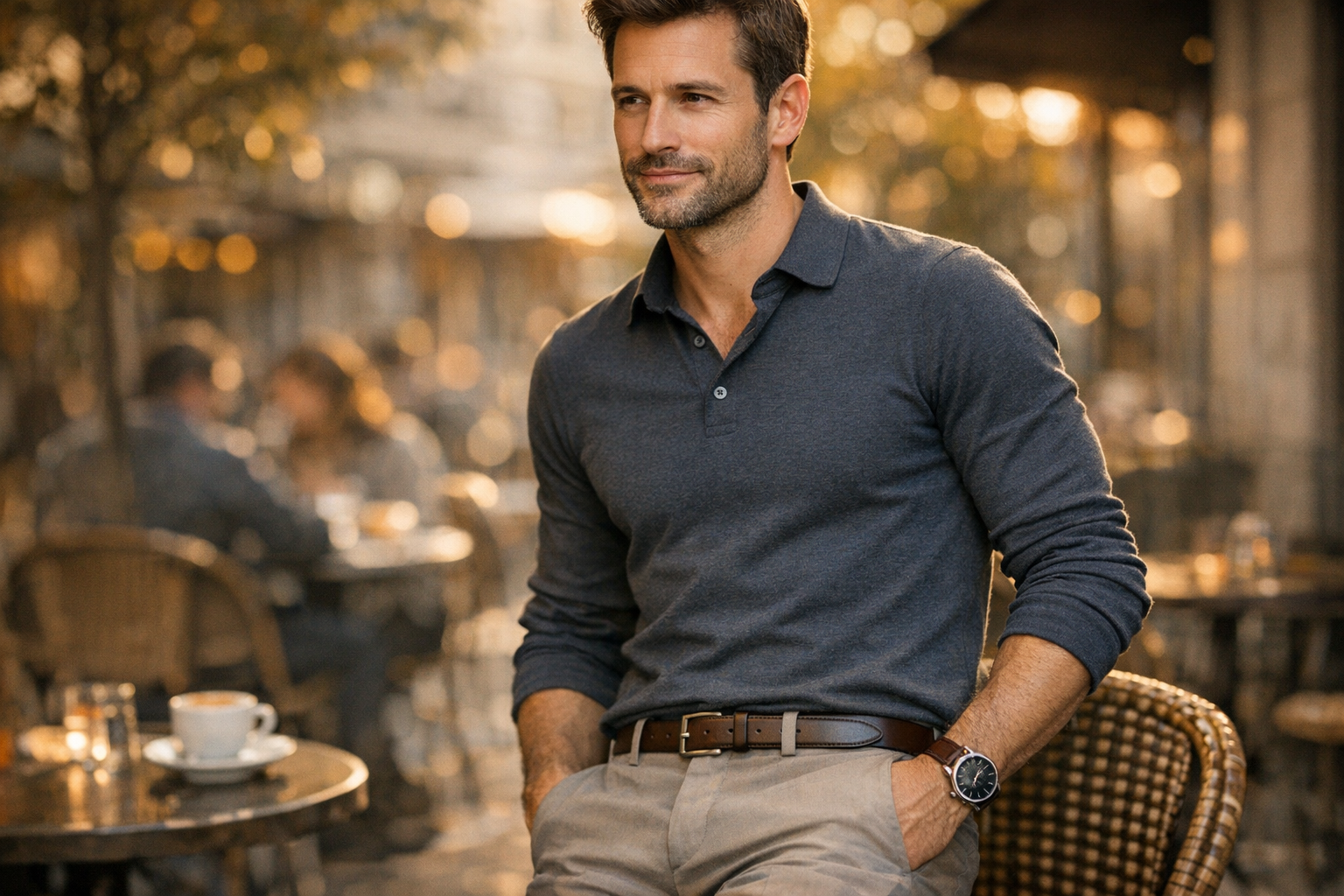 Comment porter un polo manches longues avec style