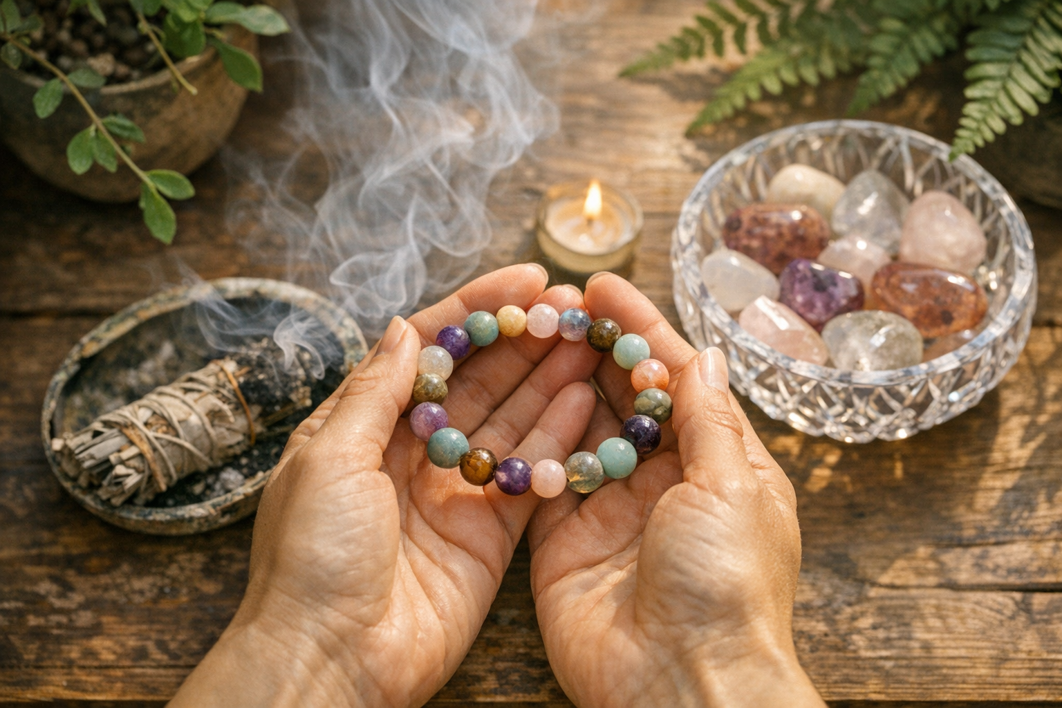 Comment purifier et recharger un bracelet de pierres naturelles ?