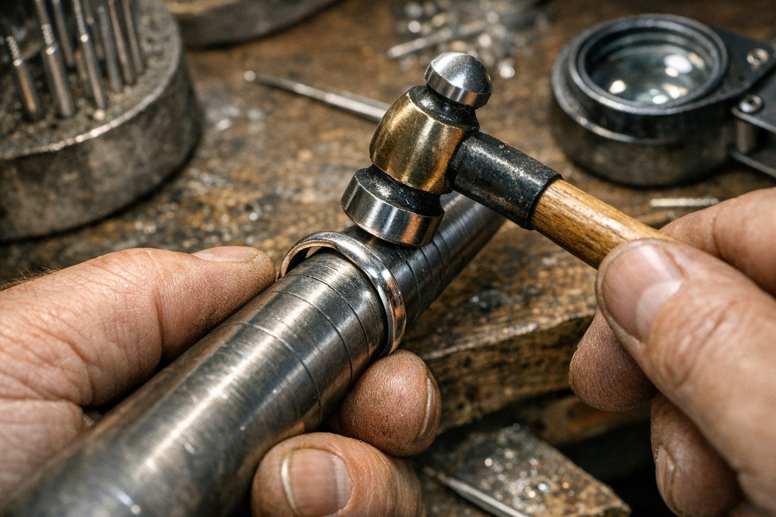 Comment réparer une bague déformée