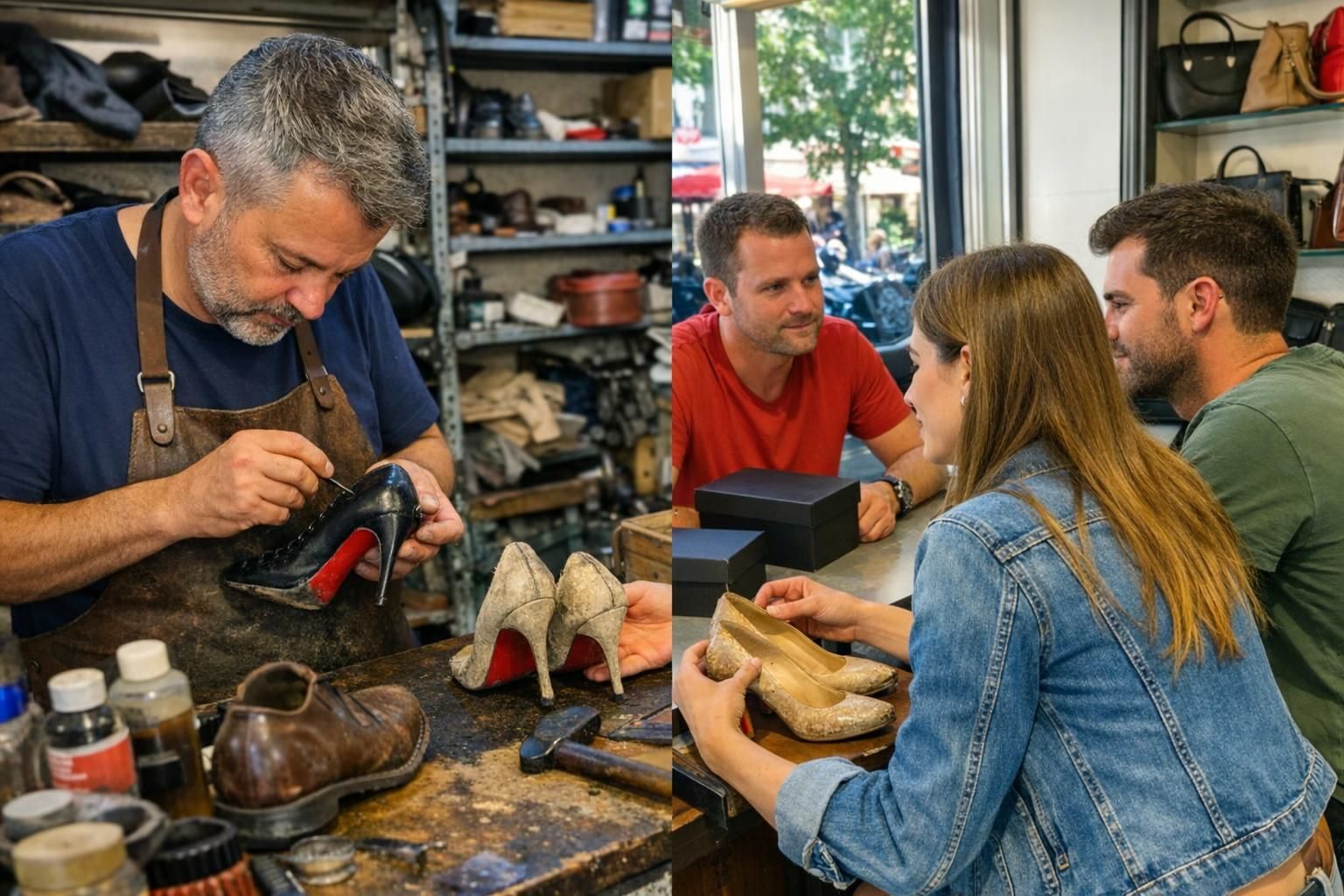 Chaussures de luxe abîmées les réparer ou les revendre ?