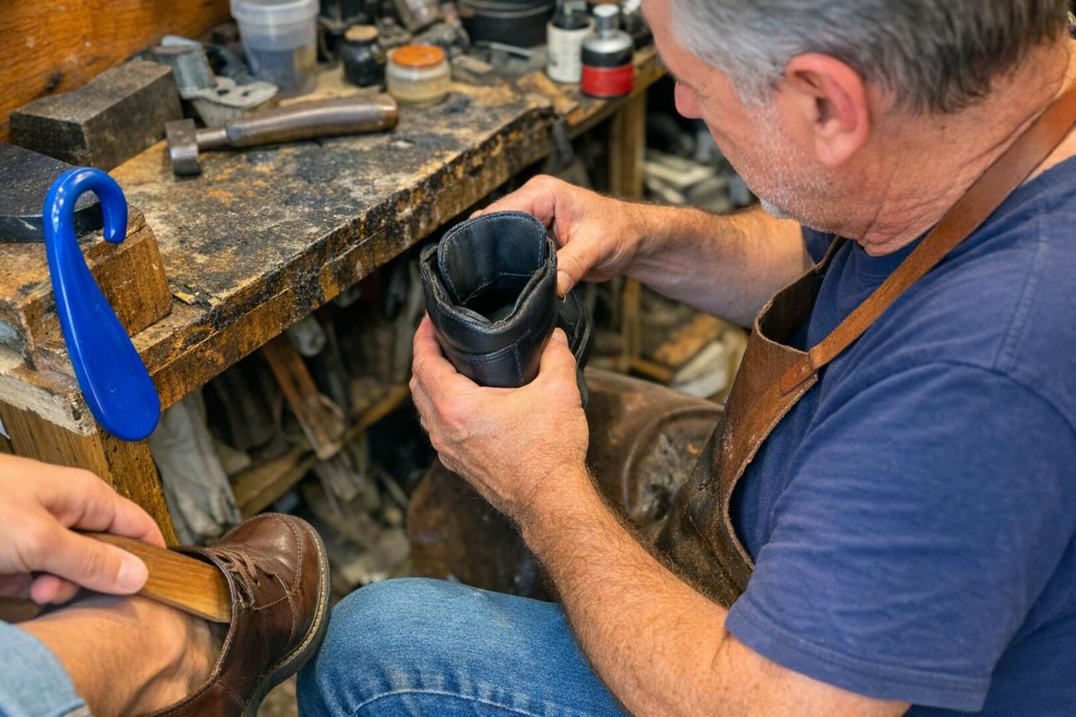 Contrefort de chaussure affaissé peut-on le réparer durablement ?