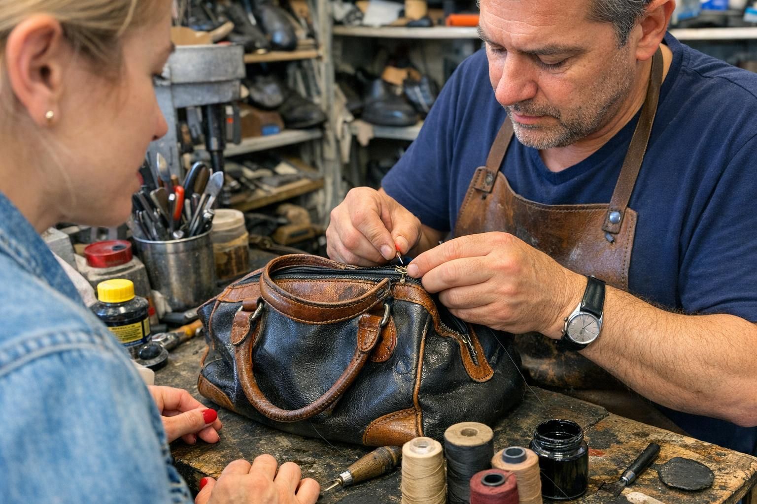 Faire rénover un sac en cuir chez le cordonnier : quand cela vaut le coup