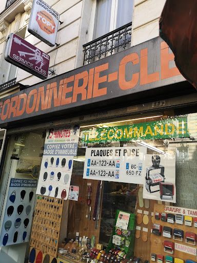 Cordonnerie,copie badge vigik,cle minute ,tampon | Paris - 75018