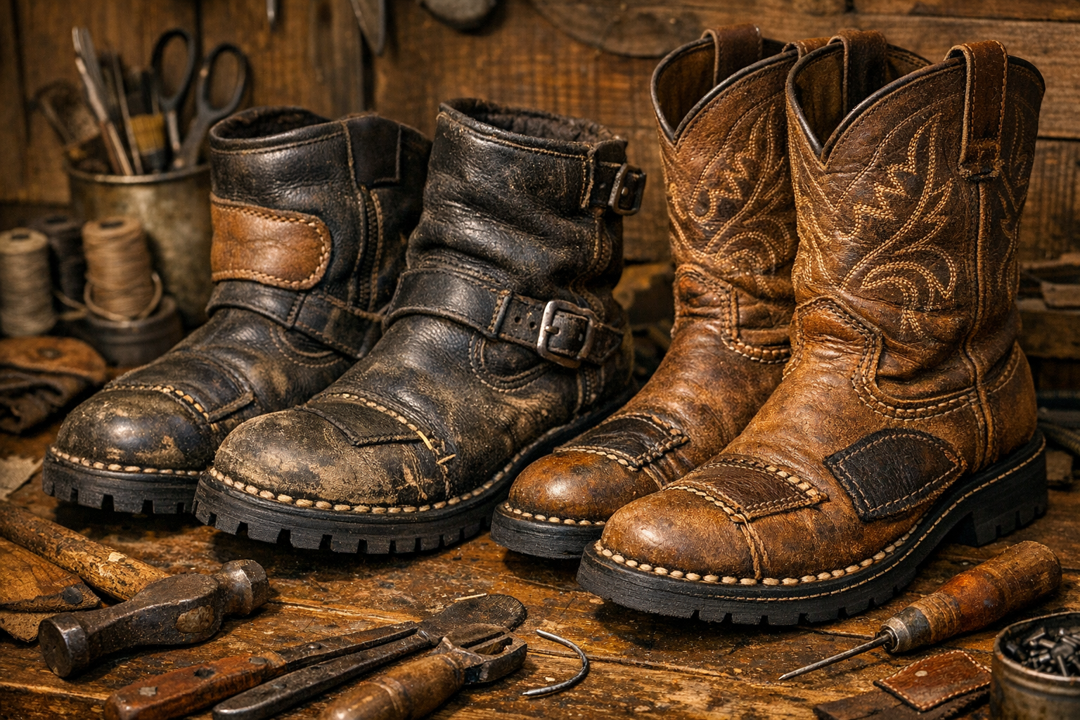 Les différentes options de réparation de bottes de motard et de cow-boy ?