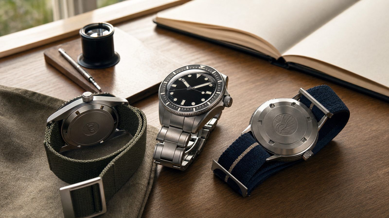 Hamilton Khaki Field, Orient Mako, Rado Captain Cook : comment lire les références citées
