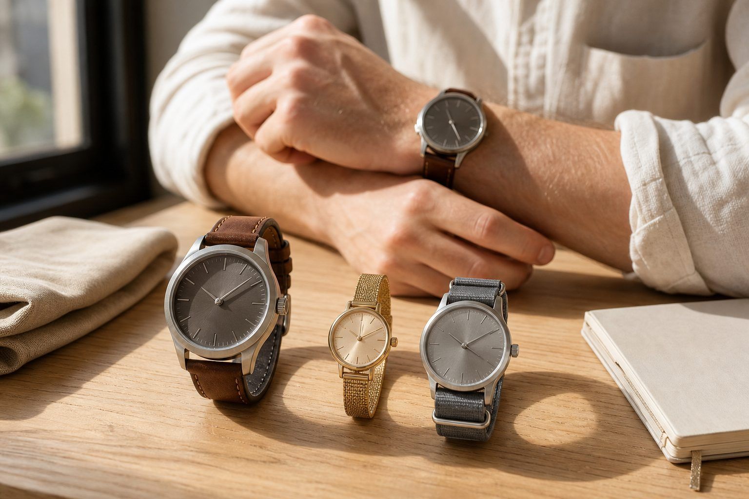 Montres homme, femme ou mixtes : taille, ligne et matière avant la marque