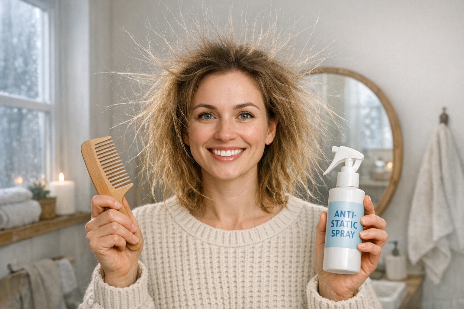 Pourquoi a-t-on les cheveux électriques ? Solutions efficaces pour s’en débarrasser