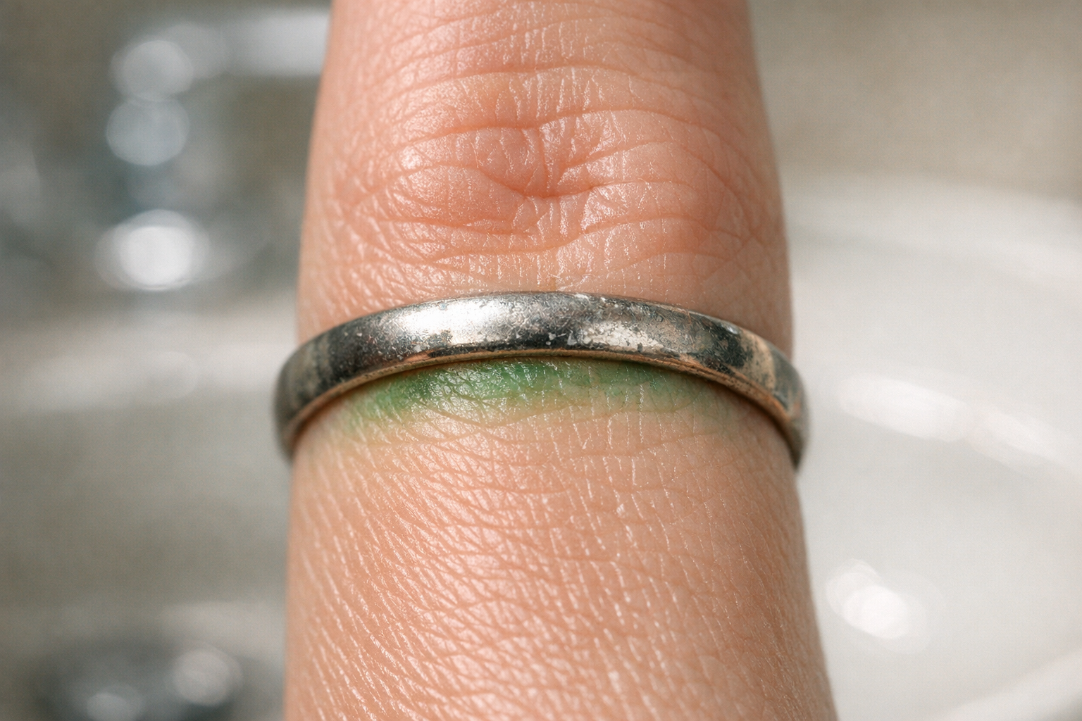 Pourquoi votre bague rend-elle votre doigt vert ?
