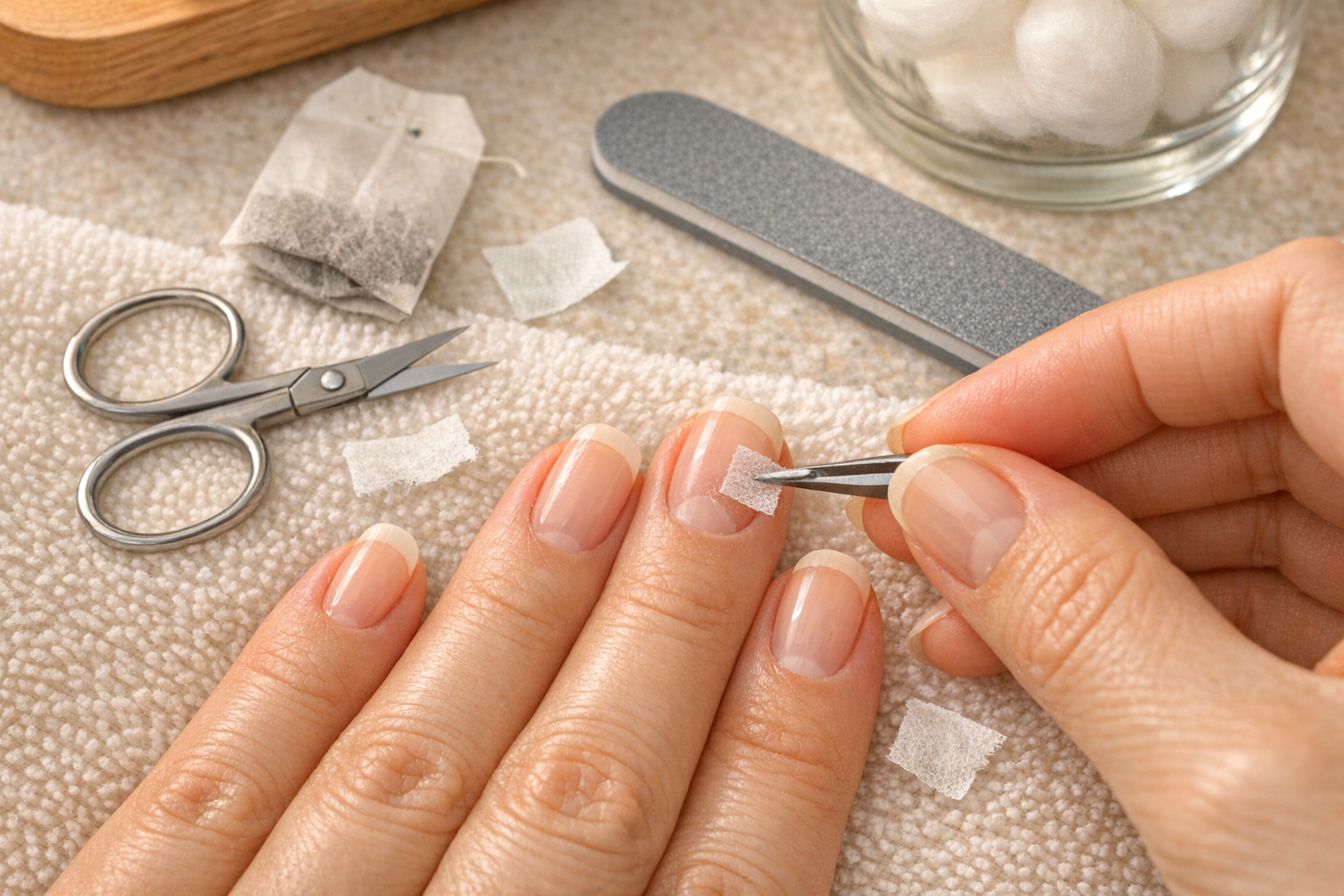 Réparer un ongle cassé avec un sachet de thé : l’astuce simple et efficace