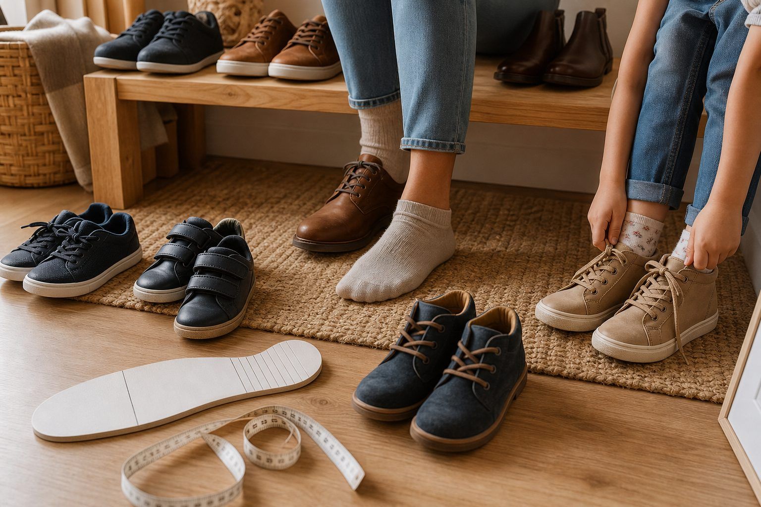 Chaussures adultes et enfants : les échelles de pointures UK et les erreurs fréquentes